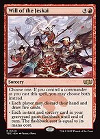 Glossy Finish Tarkir: Dragonstorm Commander Will of the Jeskai ( #40 )