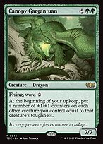 Glossy Finish Tarkir: Dragonstorm Commander Canopy Gargantuan ( #45 )