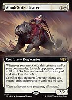 Glossy Finish Tarkir: Dragonstorm Commander Ainok Strike Leader ( #51 )
