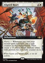 Glossy Finish Tarkir: Dragonstorm Commander Aligned Heart ( #52 )