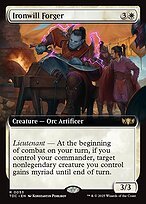 Glossy Finish Tarkir: Dragonstorm Commander Ironwill Forger ( #53 )