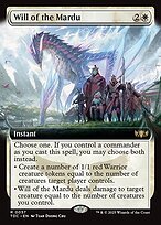Glossy Finish Tarkir: Dragonstorm Commander Will of the Mardu ( #57 )
