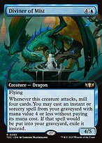 Glossy Finish Tarkir: Dragonstorm Commander Diviner of Mist ( #60 )