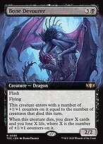 Glossy Finish Tarkir: Dragonstorm Commander Bone Devourer ( #66 )