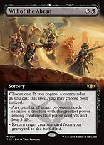 Glossy Finish Tarkir: Dragonstorm Commander Will of the Abzan ( #71 )