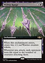 Glossy Finish Tarkir: Dragonstorm Commander Within Range ( #72 )