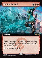 Glossy Finish Tarkir: Dragonstorm Commander Zenith Festival ( #81 )