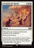Glossy Finish Tarkir: Dragonstorm Commander Vanquish the Horde ( #91 )