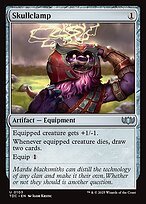 Glossy Finish Tarkir: Dragonstorm Commander Skullclamp ( #103 )