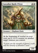 Matte Finish Tarkir: Dragonstorm Loxodon Battle Priest ( #15 )