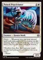 Matte Finish Tarkir: Dragonstorm Poised Practitioner ( #18 )