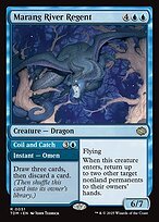 Matte Finish Tarkir: Dragonstorm Marang River Regent // Coil and Catch ( #51 )