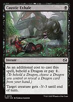 Matte Finish Tarkir: Dragonstorm Caustic Exhale ( #74 )
