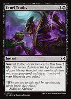 Matte Finish Tarkir: Dragonstorm Cruel Truths ( #76 )