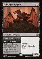 Matte Finish Tarkir: Dragonstorm Scavenger Regent // Exude Toxin ( #90 )