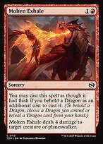 Matte Finish Tarkir: Dragonstorm Molten Exhale ( #113 )