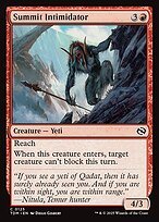 Matte Finish Tarkir: Dragonstorm Summit Intimidator ( #125 )