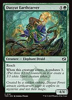 Matte Finish Tarkir: Dragonstorm Dusyut Earthcarver ( #141 )