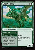 Matte Finish Tarkir: Dragonstorm Sagu Wildling // Roost Seek ( #157 )