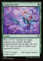 Matte Finish Tarkir: Dragonstorm Snakeskin Veil ( #159 )