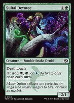 Matte Finish Tarkir: Dragonstorm Sultai Devotee ( #160 )