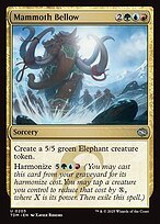 Matte Finish Tarkir: Dragonstorm Mammoth Bellow ( #205 )
