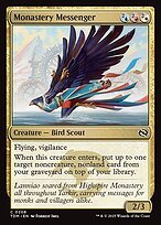 Matte Finish Tarkir: Dragonstorm Monastery Messenger ( #208 )