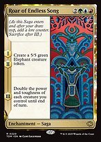 Matte Finish Tarkir: Dragonstorm Roar of Endless Song ( #220 )
