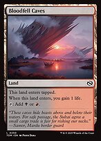 Matte Finish Tarkir: Dragonstorm Bloodfell Caves ( #250 )