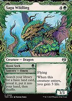 Matte Finish Tarkir: Dragonstorm Sagu Wildling // Roost Seek ( #306 )