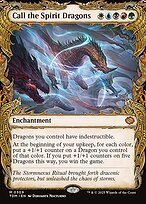 Matte Finish Tarkir: Dragonstorm Call the Spirit Dragons ( #309 )