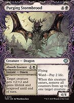 Matte Finish Tarkir: Dragonstorm Purging Stormbrood // Absorb Essence ( #315 )