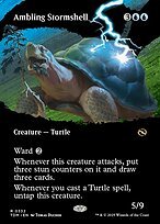 Matte Finish Tarkir: Dragonstorm Ambling Stormshell ( #332 )
