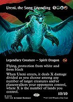 Matte Finish Tarkir: Dragonstorm Ureni, the Song Unending ( #374 )