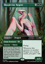 Matte Finish Tarkir: Dragonstorm Bloomvine Regent // Claim Territory // Bloomvine Regent ( #381 )