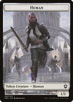 Matte Finish Dominaria United Commander Tokens Human ( #2 )