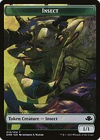 Matte Finish Dominaria Remastered Tokens Insect ( #10 )