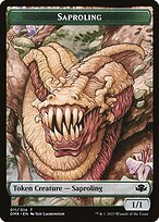 Matte Finish Dominaria Remastered Tokens Saproling ( #11 )