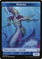 Matte Finish Dominaria United Tokens Merfolk ( #5 )