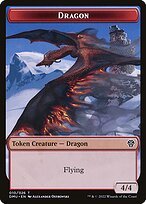 Matte Finish Dominaria United Tokens Dragon ( #10 )