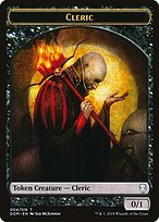 Glossy Finish Dominaria Tokens Cleric ( #4 )