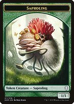 Glossy Finish Dominaria Tokens Saproling ( #11 )
