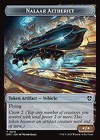 Glossy Finish Aetherdrift Commander Tokens Nalaar Aetherjet ( #16 )