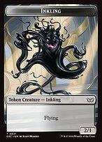 Glossy Finish Duskmourn Commander Tokens Inkling ( #21 )