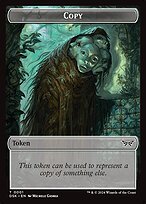 Glossy Finish Duskmourn: House of Horror Tokens Copy ( #1 )