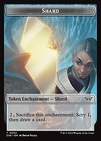 Glossy Finish Duskmourn: House of Horror Tokens Shard ( #2 )