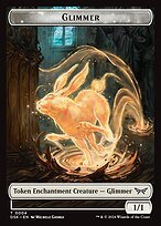 Glossy Finish Duskmourn: House of Horror Tokens Glimmer ( #4 )