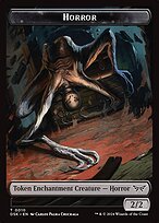 Glossy Finish Duskmourn: House of Horror Tokens Horror ( #10 )