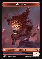 Glossy Finish Duskmourn: House of Horror Tokens Gremlin ( #11 )