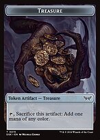 Glossy Finish Duskmourn: House of Horror Tokens Treasure ( #15 )